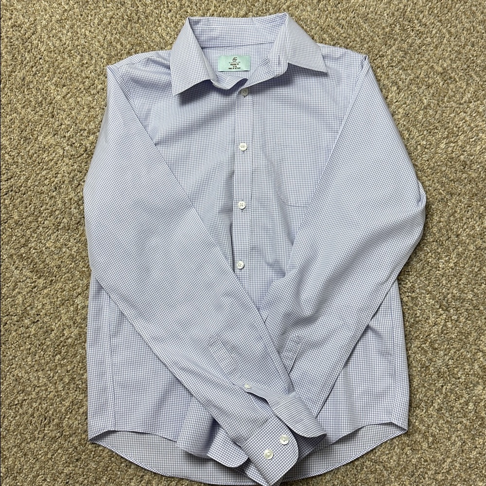 Class/Club Light Purple Patterned Shirt